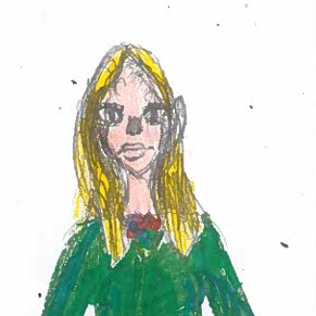 Miss Taylor drawing